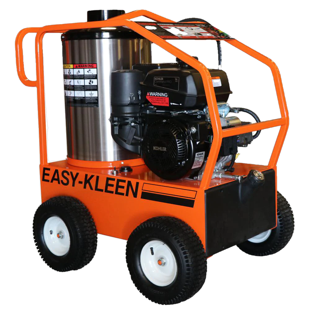 images Easy-Kleen 4000 PSI 3.5 GPM Kohler 14 Hp Electric Start Hot Water Pressure Washer EZO4035G-K-GP-12 Prime Home USA
