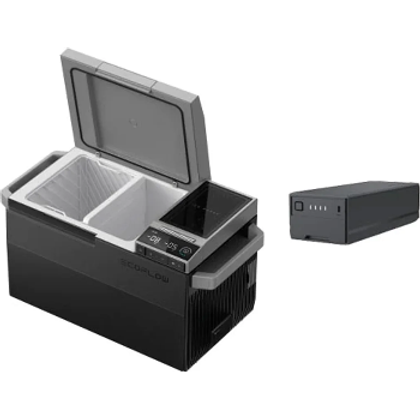 images EcoFlow GLACIER Portable Refrigerator and Plug-In Extra Battery Bundle ZYDBX100-US-EB - Image 1