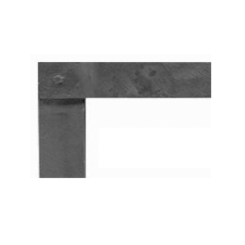 images Empire Distress Pewter 3 Inch Forged Iron Front - DFF36LFPD