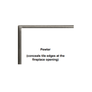 Empire Distress Pewter Forged Iron Front - DFF72FPD