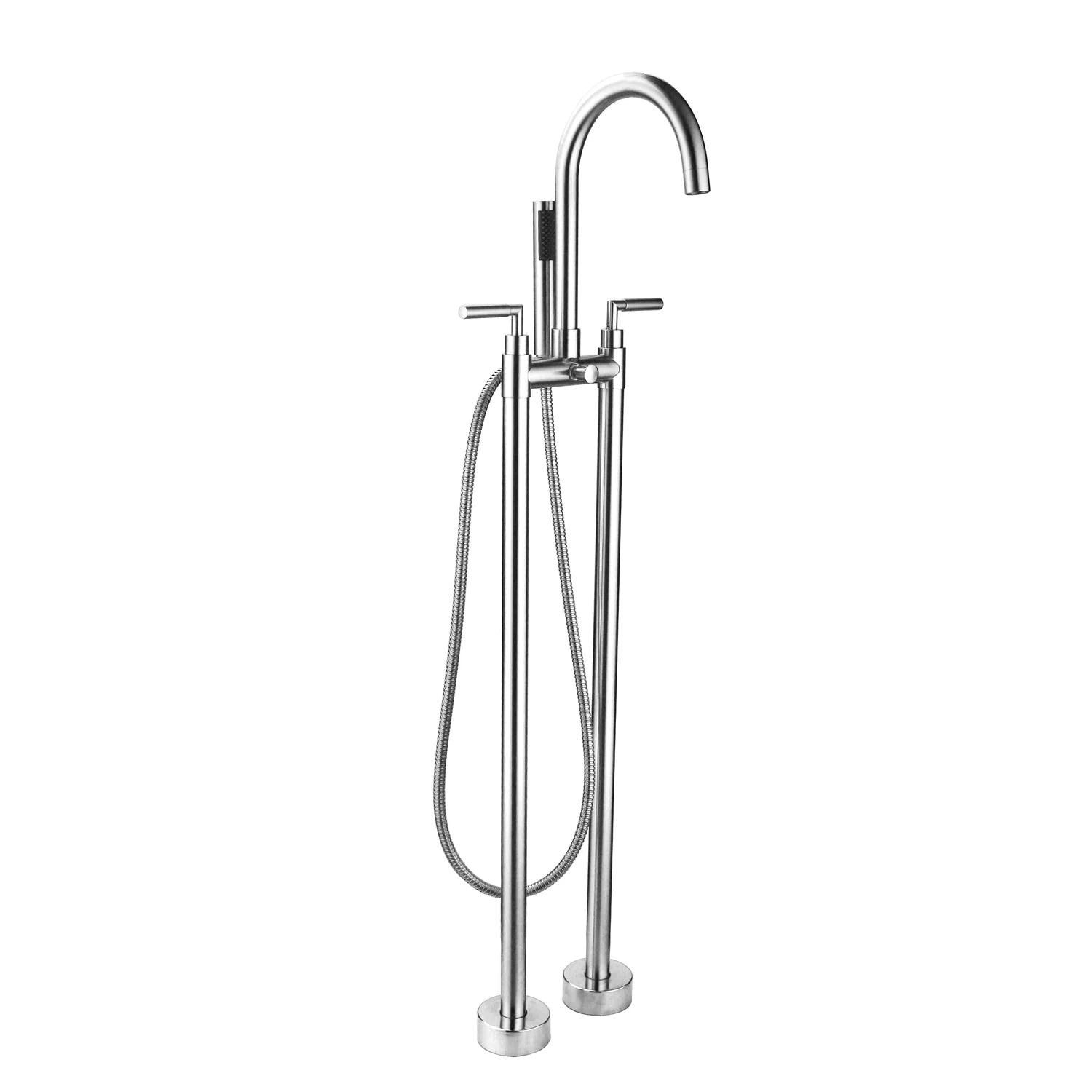 images Eviva Alexa Free Standing Tub Filler in Chrome Finish EVSH322CH - Image 1