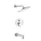 Eviva Splash Shower and Tub Faucet Set in Chrome Finish EVSH769CH
