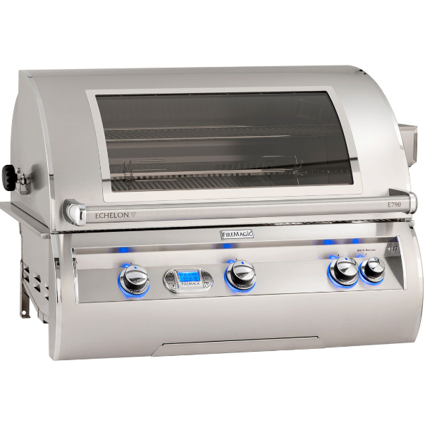 images Fire Magic Echelon Built-In Grill Digital Thermometer With Window E790I-8E1N-W - Image 1