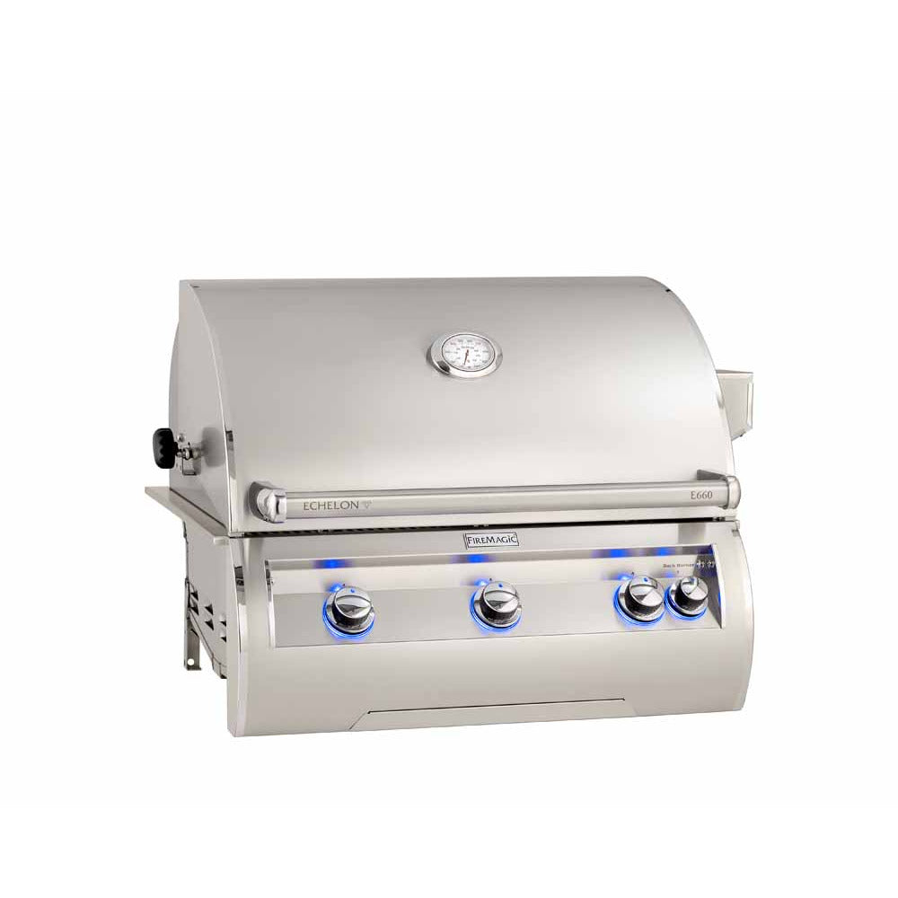 images Fire Magic Echelon Built-In Grill with Analog Thermometer E660I-8EAN - Image 1