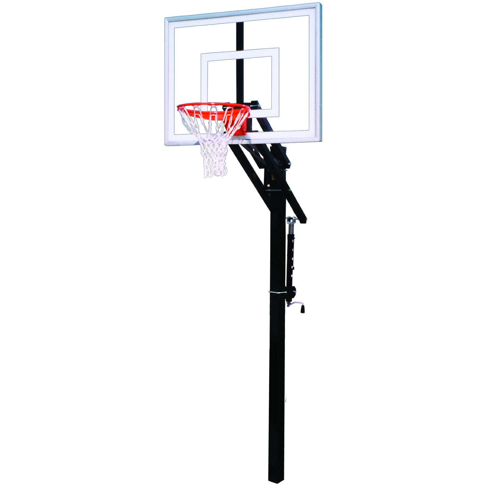 images first-team-jam-ll-in-ground-adjustable-basketball-system
