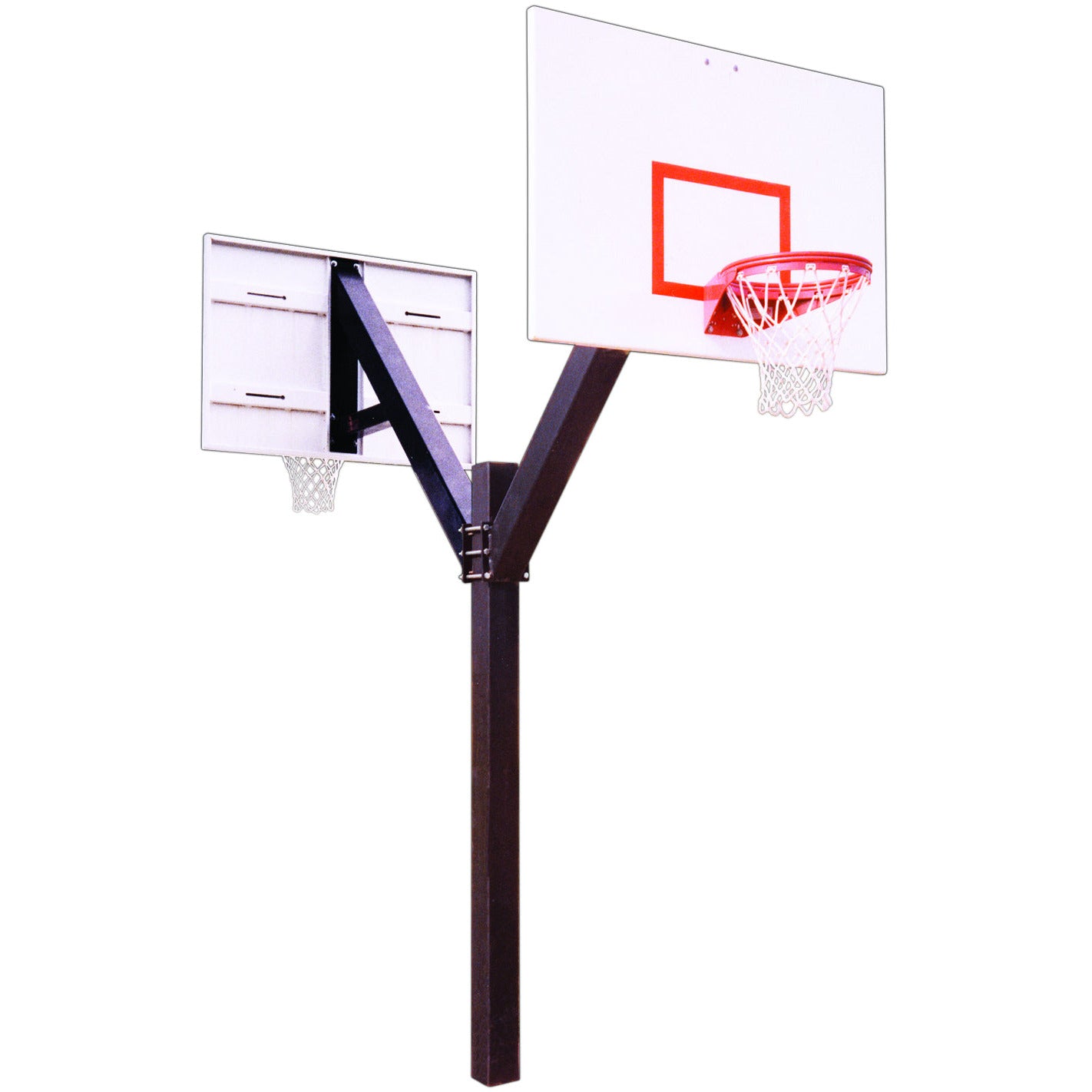 images first-team-legend-playground-dual-double-sided-in-ground-fixed-height-basketball-system