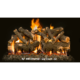 Grand Canyon Gas Logs 42 Arizona Weathered Oak Charred 12 Logs Only AWOC42LOGS