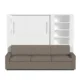 Queen Size Murphy Bed with Extended Couch | Inovabed - Image 12
