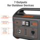 Jackery Explore 500 Portable Power Station and 1 x 100W Solar Panel T1G1SP500G100SP - Image 2