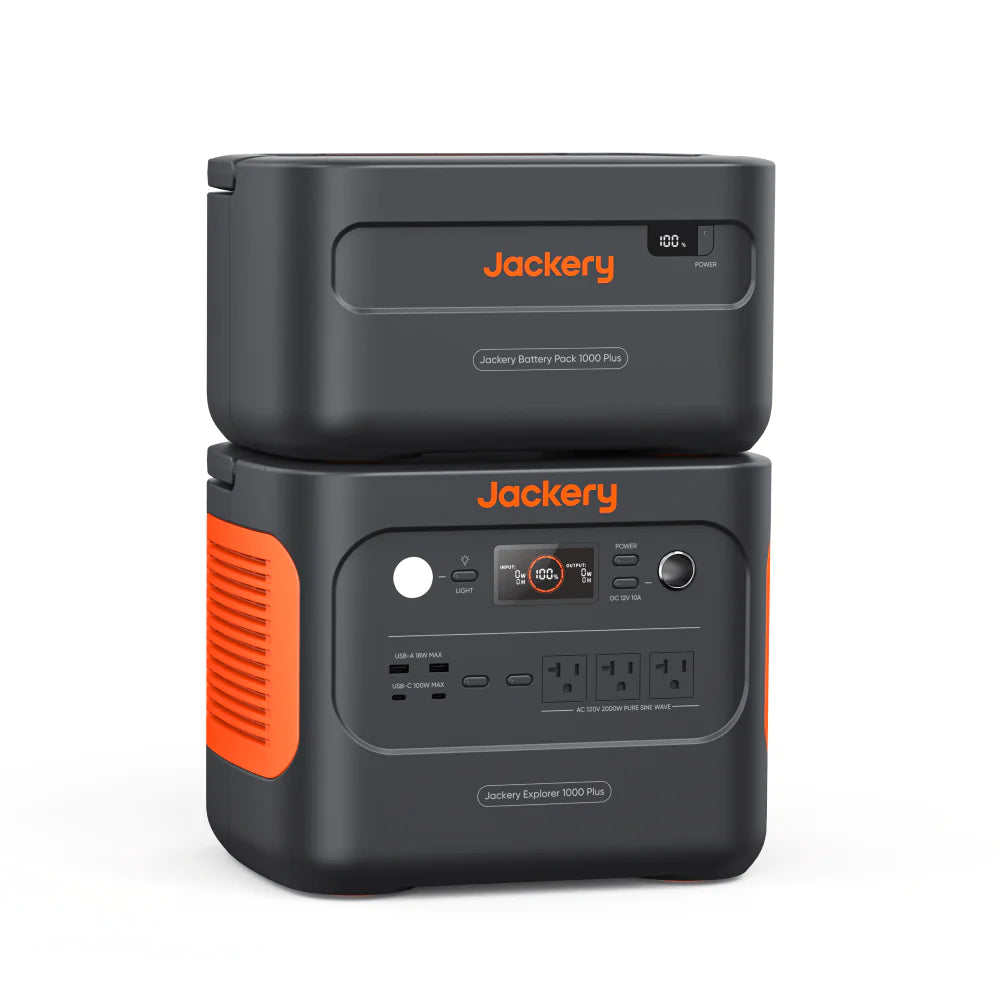 images Jackery Explorer 1000 Plus Portable Power Station and Baterry Pack 1000Pus 50-1010-USC1A1Y - Image 1