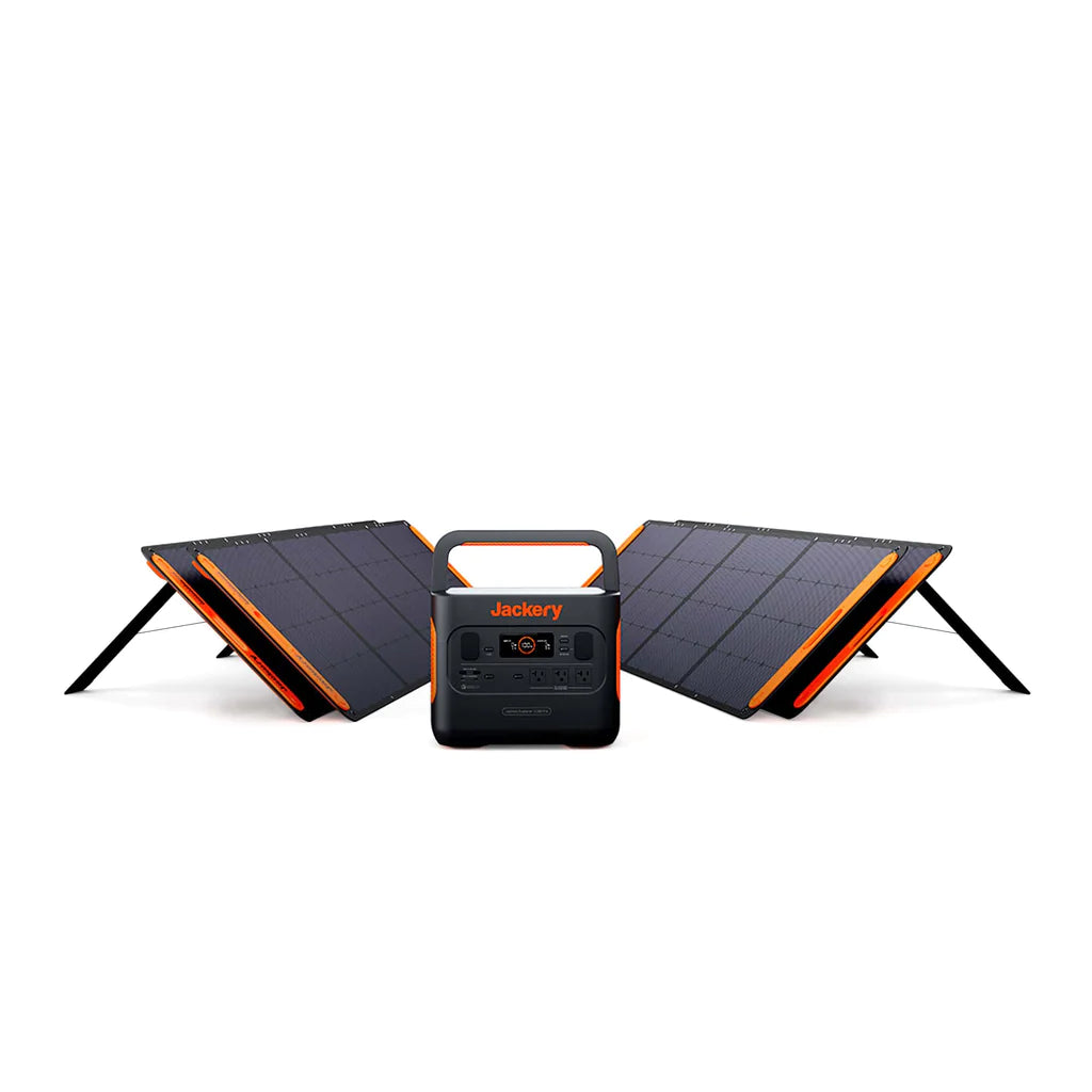images Jackery Explorer 2000 Pro Portable Power Station and 4 x 200W Solar Panel 60-2020- USA1B4 - Image 1