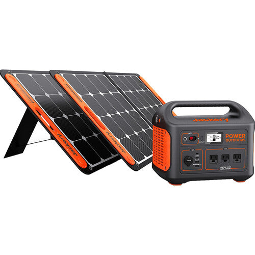 images Jackery 880 Portable Power Station with 2 x 100W Solar Panels Kit - Image 1