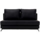 J&M Furniture Premium Sofa Bed K43-2 in Black Leatherette 176014-BK