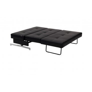 J&M Furniture Premium Sofa Bed K43-1 in Black Leatherette 176013-BK - Image 3