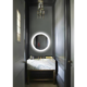 Krugg Icon 24'' X 42'' LED Bathroom Mirror with Dimmer & Defogger Round Lighted Vanity Mirror - Image 3