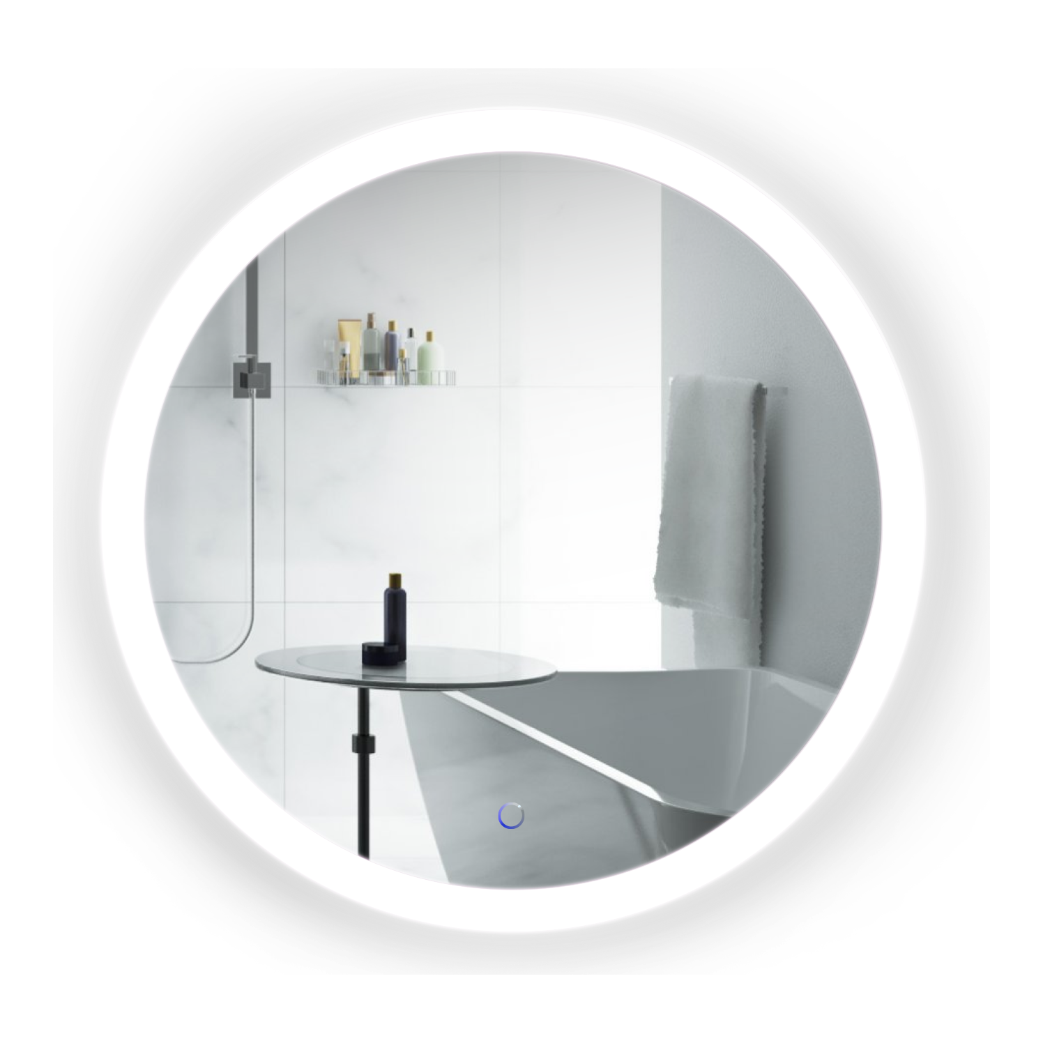 images Krugg Sol 30'' Round Bathroom LED Mirror Sol30 - Image 1
