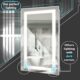 Krugg Icon 20'' X 32 LED Bathroom Mirror with Dimmer & and Defogger Lighted Vanity Mirror - Image 5