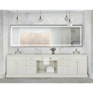 Wall-Mount Modular LED Bathroom Mirror