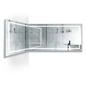 Wall-Mount Modular LED Bathroom Mirror