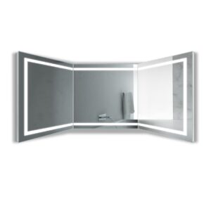 Wall-Mount Modular LED Bathroom Mirror
