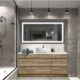 Krugg Soho 60'' x 30'' Black LED Bathroom Mirror Soho6030B - Image 2