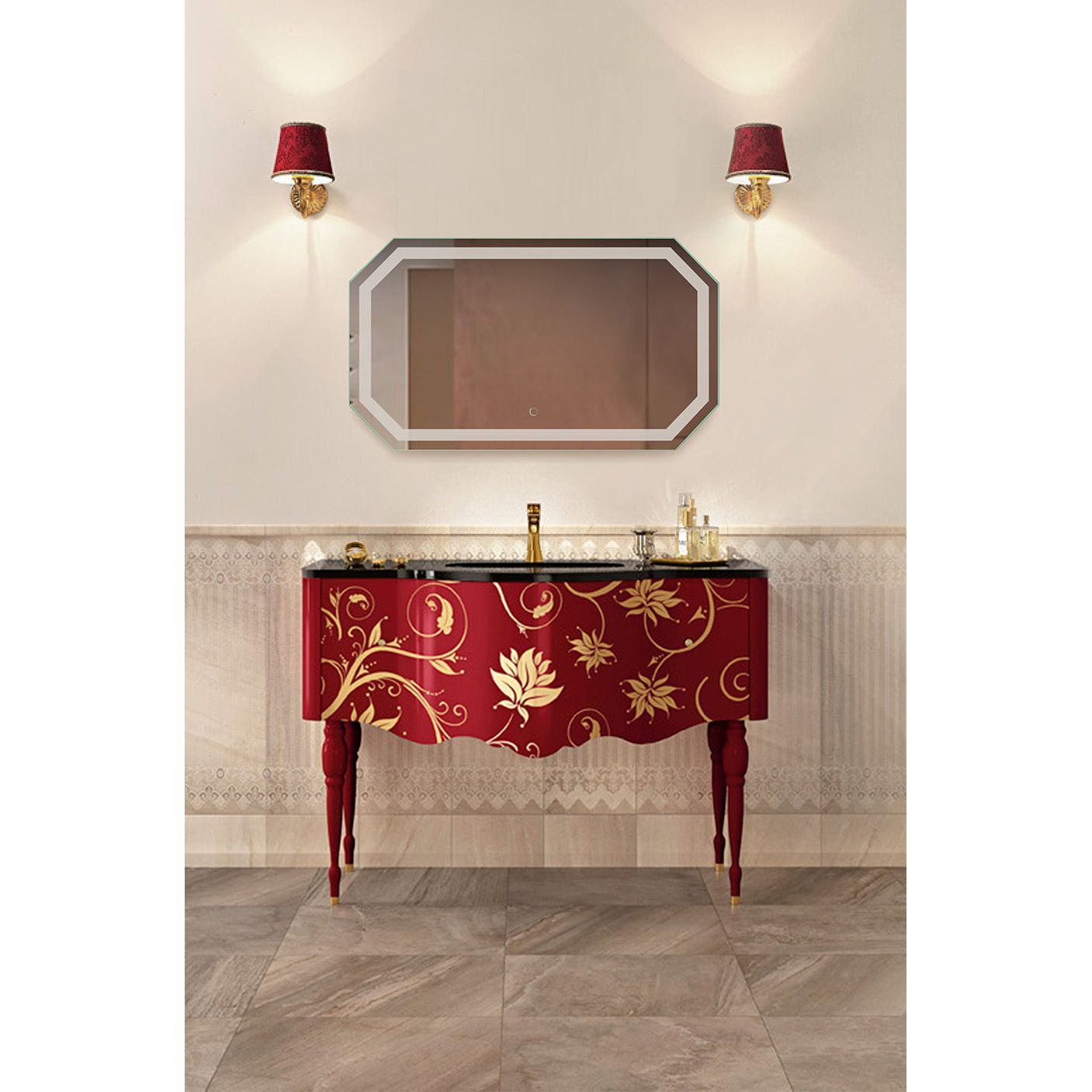 Krugg Tudor 24'' x 42'' LED Bathroom Mirror with Dimmer & Defogger Tudor2442 - Image 4