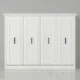 Landscape Murphy Bed, Full Size, White | Leto Muro