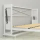 Landscape Murphy Bed, Full Size, White | Leto Muro - Image 4