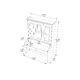Murphy Bed With Desk, Full Size, Coventry Walnut by Leto Muro - Image 9