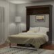 Murphy Bed With Desk, Full Size, Coventry Walnut by Leto Muro - Image 3