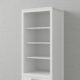 Leto Muro Coventry Storage Side Tower in White ASTR - Image 2