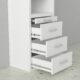 Leto Muro Coventry Storage Side Tower in White ASTR - Image 3