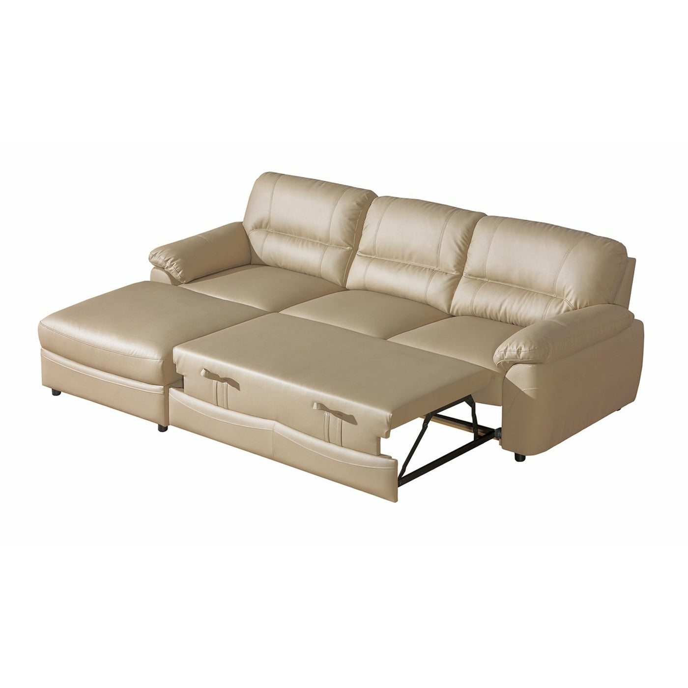 images Maxima House Baltica 1 Eco Leather Sectional Sleeper Sofa Dolm008 - Image 1