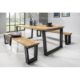 Maxima House Bellini Solid Wood Dining Set DT0018SET - Image 2