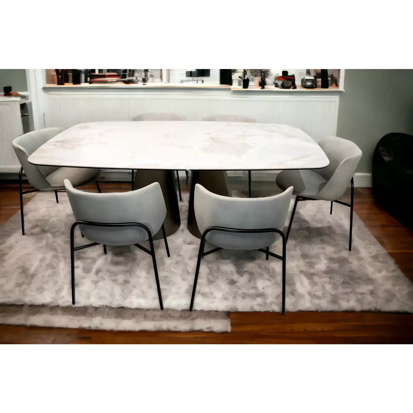 images Maxima House Claudio Dining Table Set DI013-CH006 - Image 1
