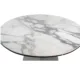 Maxima House Giorgia Dining Table with White Ceramic Top and Metal base DI008 - Image 3
