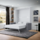 Maxima House Invento Murphy Bed with Couch | European Queen