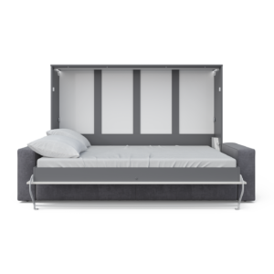 Maxima House Invento Murphy bed with a Sofa  Horizontal European Full XL Size IN004GW-G-Prime Home USA
