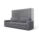 Maxima House Invento Murphy Bed with Couch | European Queen