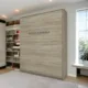 Maxima House Invento Murphy bed Vertical European Queen Size LED Included IN-14S-Prime Home USA