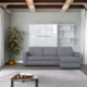 Maxima House Invento Murphy Bed with Couch European Full XL