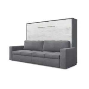 Maxima House Invento Murphy bed with a Sofa Horizontal European Queen Size IN015GW-G -Prime Home USA