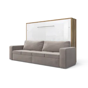 Maxima House Invento Murphy bed with a Sofa Horizontal European Queen Size IN015OW-B-Prime Home USA