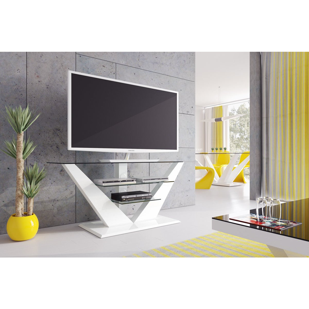 images Maxima House Luna TV Stand HUTV016 - Image 1