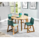 Maxima House Scandi Dining Table Set DT0041 - Image 3