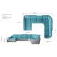 Maxima House Infinity XL Sectional Sleeper Sofa W0021 - Image 8