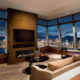 Modern Flames Orion Slim 60" Single-Sided Heliovision Virtual Electric Fireplace - OR60-SLIM - Image 5