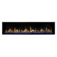Modern Flames Orion Slim 76" Single-Sided Heliovision Virtual Electric Fireplace - OR76-SLIM
