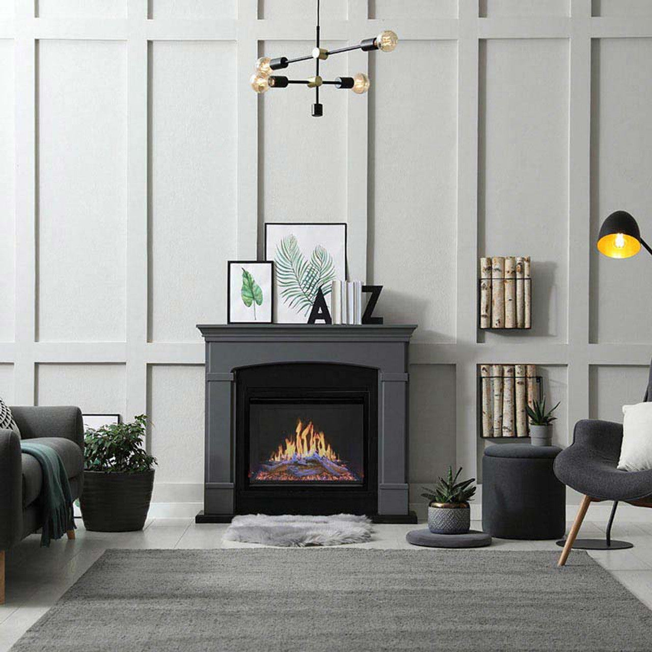 images Modern Flames Orion Traditional 30" Virtual Electric Fireplace - OR30-TRAD - Image 1