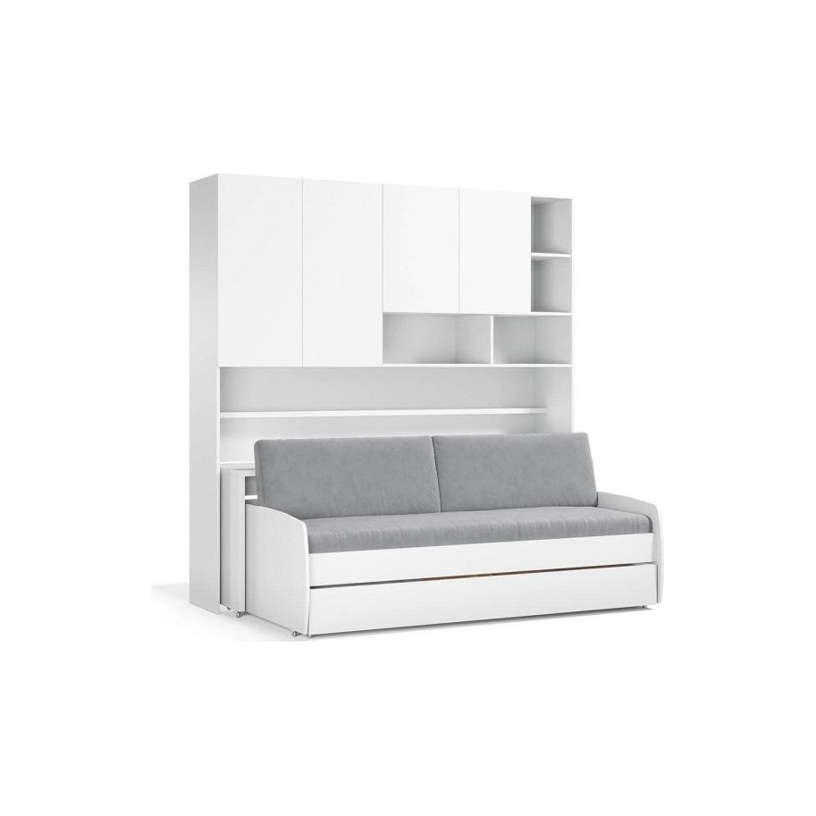 images Full/Full XL Eco Compact Sofa Wall Bed & Cabinet System by Multimo Beds - Image 1